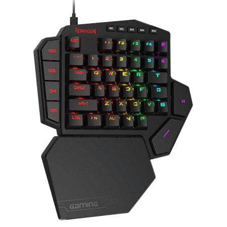 REDRAGON K585-BA RGB ONE-HANDED GAMING KEYBOARD & M721-PRO RGB GAMING MOUSE COMBO SET (2 IN 1)