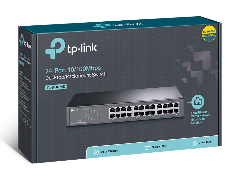 TP LINK TL-SF1024D 24-port 10/100Mbps Desktop/Rackmount Switch Price In Pakistan