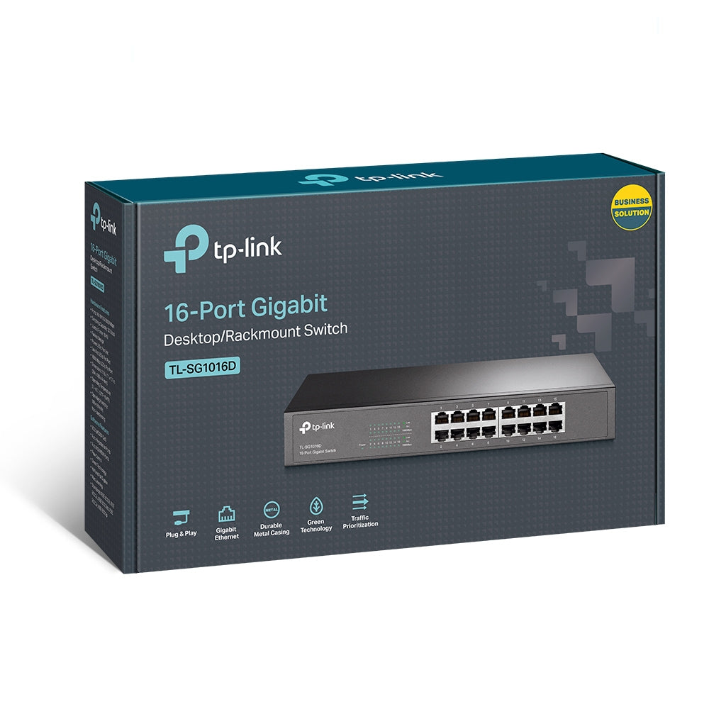 TP LINK TL-SG1016D V9 16-Port Gigabit Desktop/Rackmount Switch Price In Pakistan