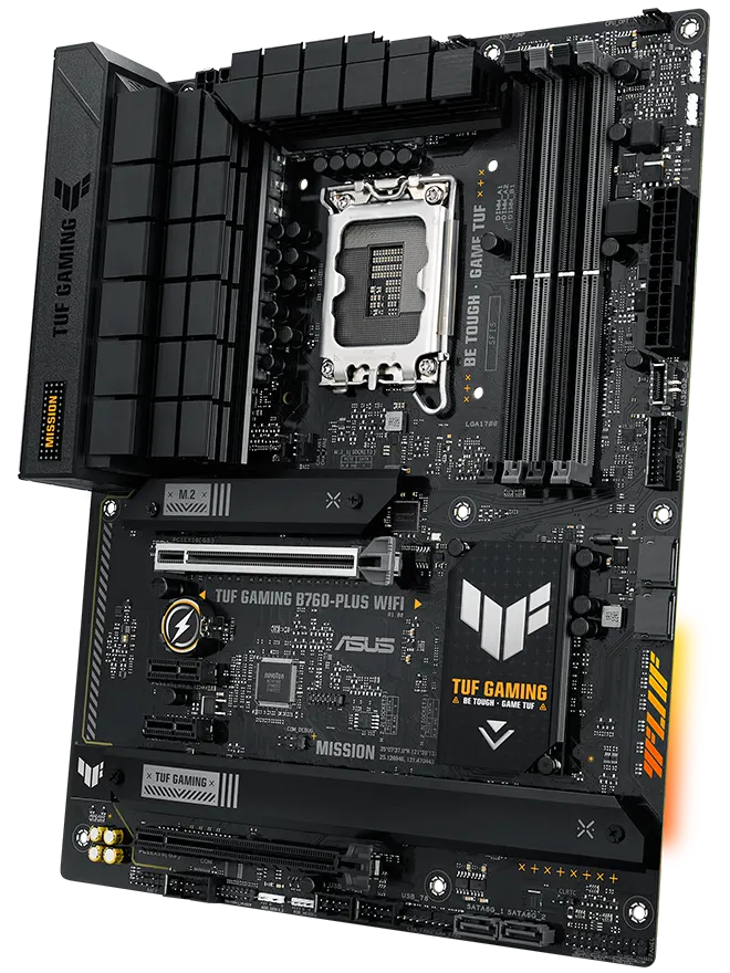 ASUS TUF GAMING B760-PLUS WIFI LGA 1700 ATX Motherboard