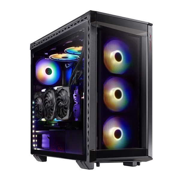 XPG CRUISER Mid Tower PC Gaming Case – Black