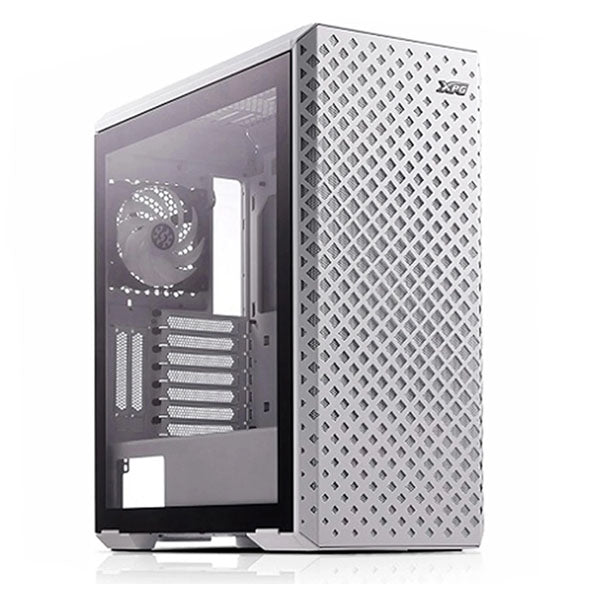 XPG DEFENDER Mid Tower PC Gaming Case – White