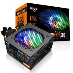 DarkFlash Aigo Warrior AK600 RGB 600W Power Supply