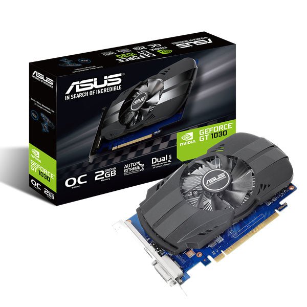 ASUS Phoenix GeForce GT 1030 OC Edition 2GB Graphics Card – PH-GT1030-O2G