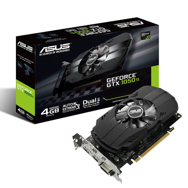 ASUS Phoenix GeForce GTX 1050 Ti 4GB GDDR5 Graphics Card – PH-GTX1050TI-4G