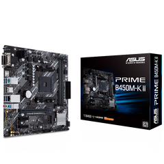 Asus Prime B450M-K II DDR4 AMD B450 (Ryzen AM4) Micro ATX Motherboard