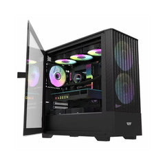 DARKFLASH DK415M M-ATX BLACK WITH 2X140MM ARGB FAN PC CASE