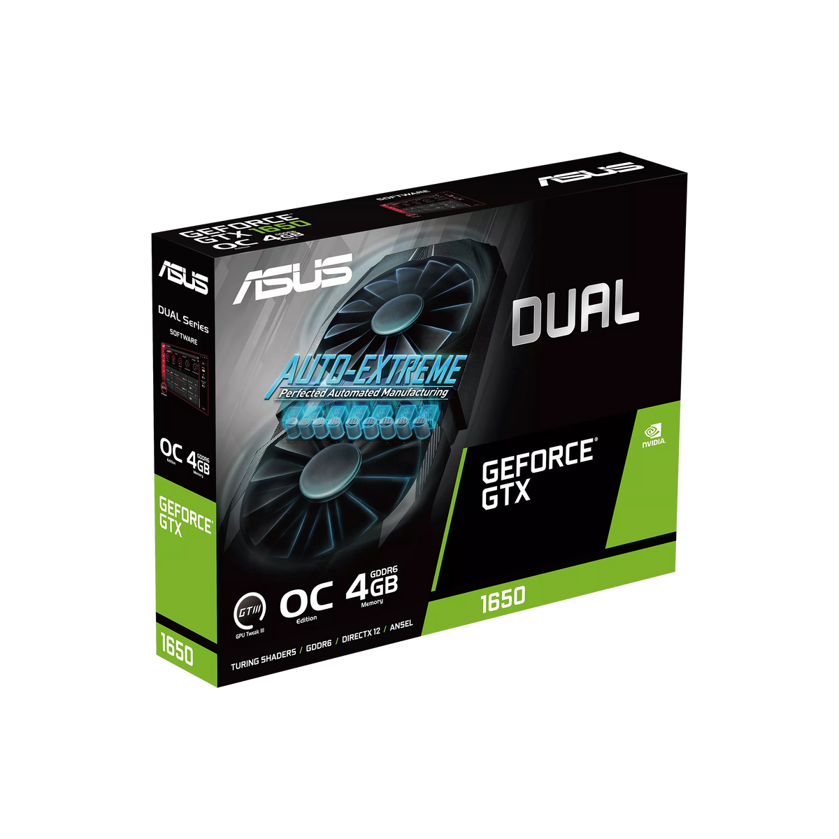 ASUS Dual GTX 1650 OC Edition 4GB GDDR6 EVO