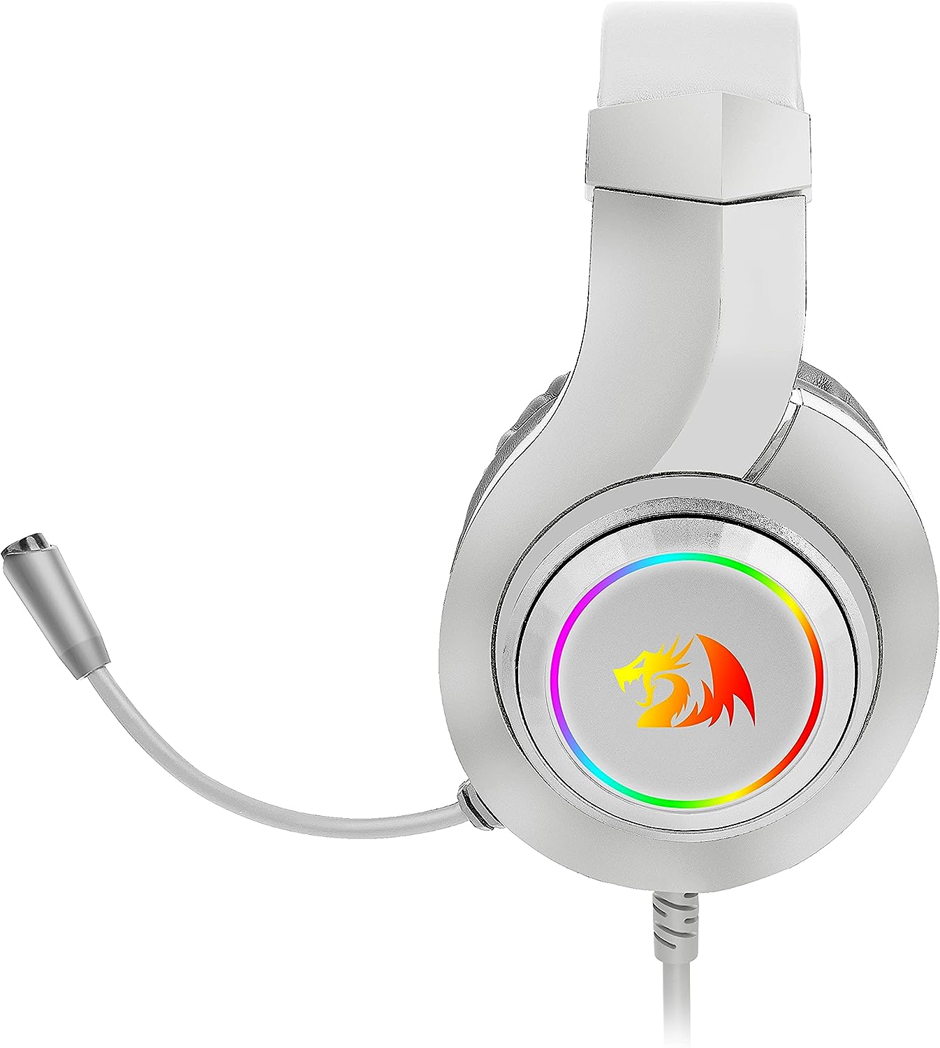 REDRAGON H260W HYLAS RGB GAMING HEADSET (WHITE)