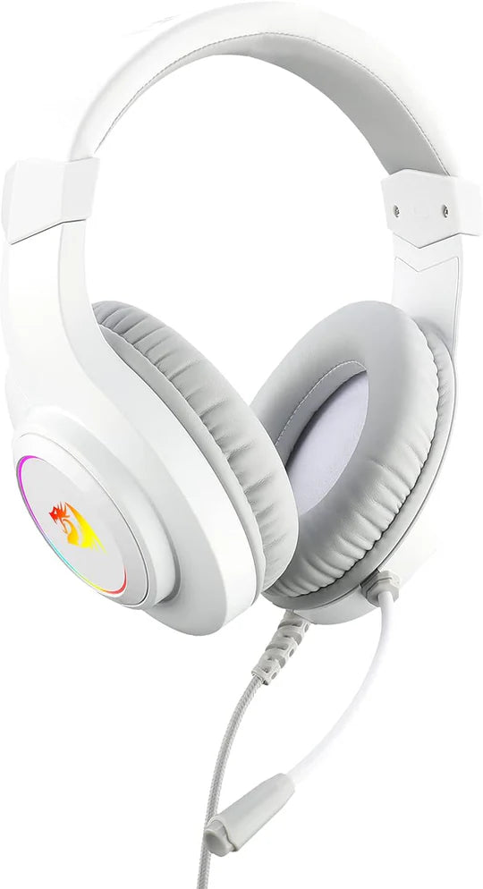 REDRAGON H260W HYLAS RGB GAMING HEADSET (WHITE)