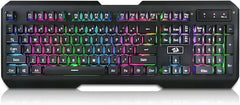 Redragon K506 Centaur 2 7-Color Rainbow Backlit Full-Size Gaming Keyboard