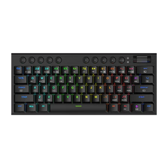 Redragon K632 Noctis Wired RGB Mechanical Keyboard Ultra-Thin Low Profile Gaming Keyboard, Linear Red Switch