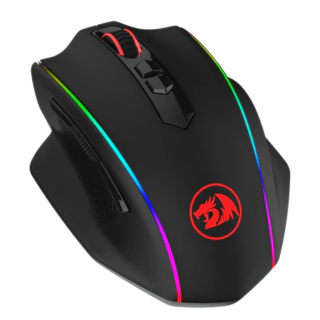 Redragon M686 Vampire Elite Wireless Gaming Mouse, 16000 DPI Wired/Wireless Gamer Mouse with Professional Sensor, 45-Hour Durable Power Capacity, Customizable Macro and RGB Backlight for PC/Mac/Laptop