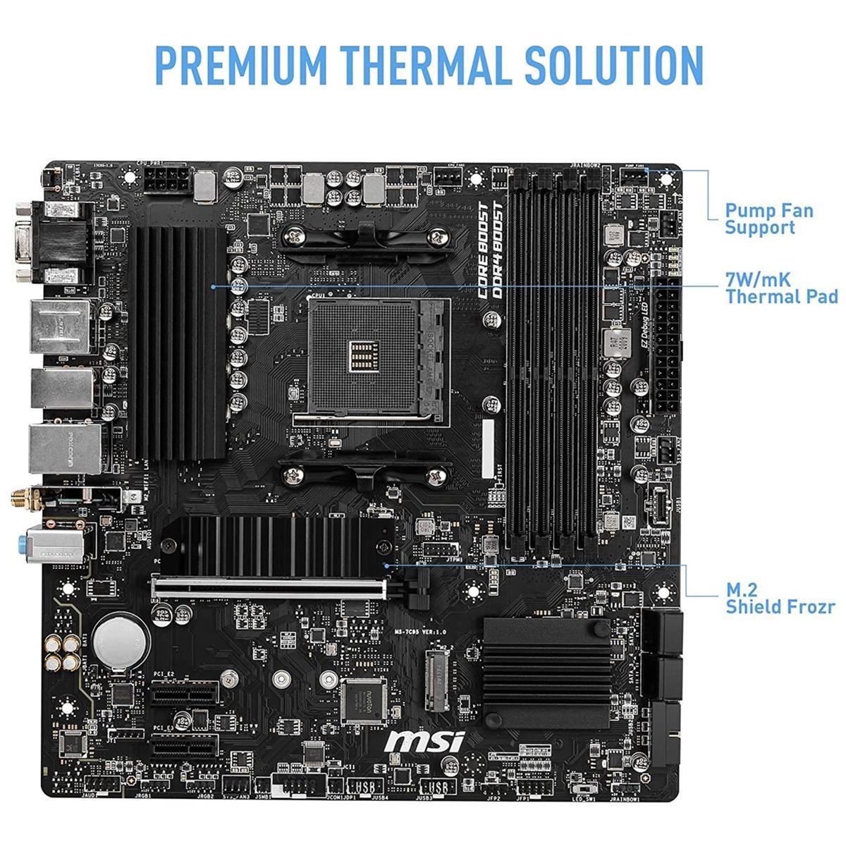 MSI B550M Pro-VDH Wifi AMD AM4 microATX Motherboard