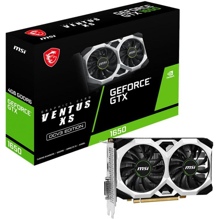 MSI GeForce GTX 1650 D6 Ventus XS OCV3 4GB Graphics Card