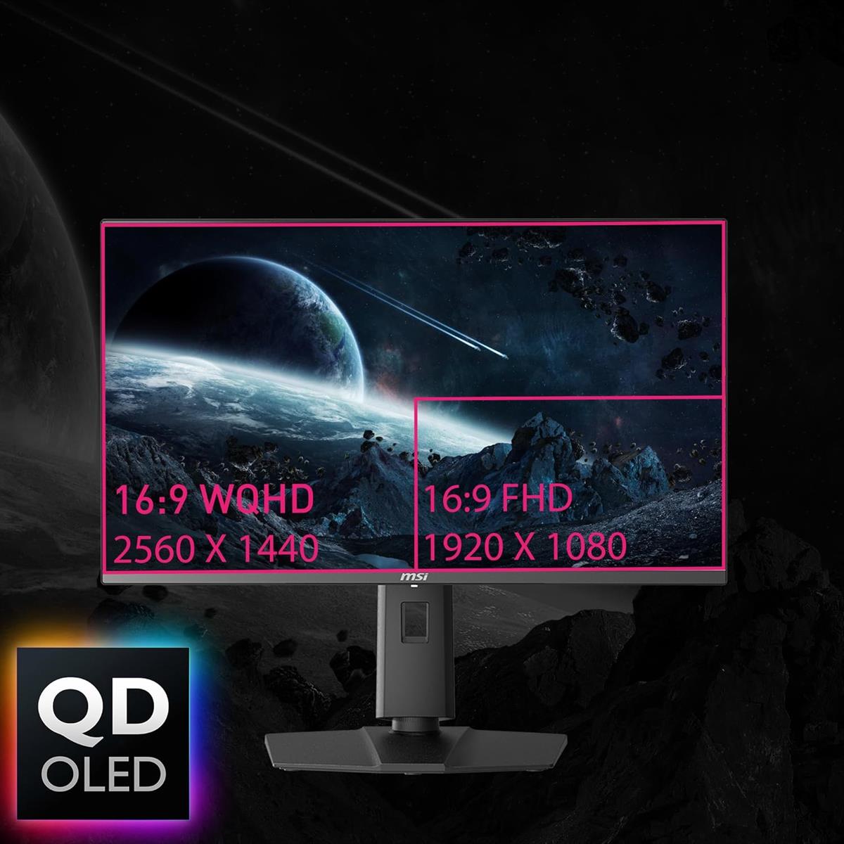 MSI MPG 271QRX QD-OLED - 360Hz 2K 1440p QHD OLED 27" Gaming Monitor