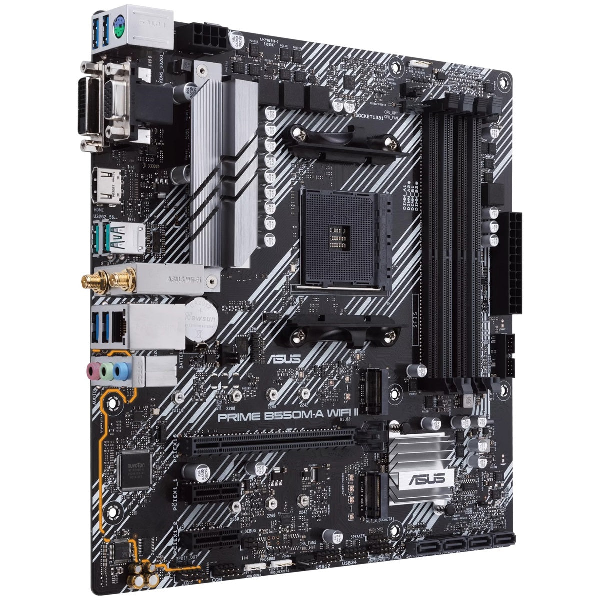 ASUS PRIME B550M-A WIFI II Micro ATX Motherboard