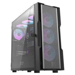 DarkFlash DK431 ARGB Mid-Tower ATX Gaming Case – Black