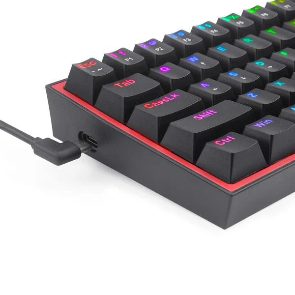 REDRAGON K616 FIZZ PRO RGB MECHANICAL GAMING KEYBOARD (BLACK)