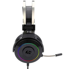 REDRAGON H320 LAMIA 2 RGB 7.1 GAMING HEADSET WITH NOISE-CANCELLATION (BLACK)