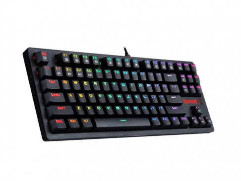 Redragon K598 KNS Knight Wireless Mechanical Keyboard Brown Switches Compact 87 Key Tenkeyless RGB LED Backlit Gaming Keyboard for Windows PC Gamers