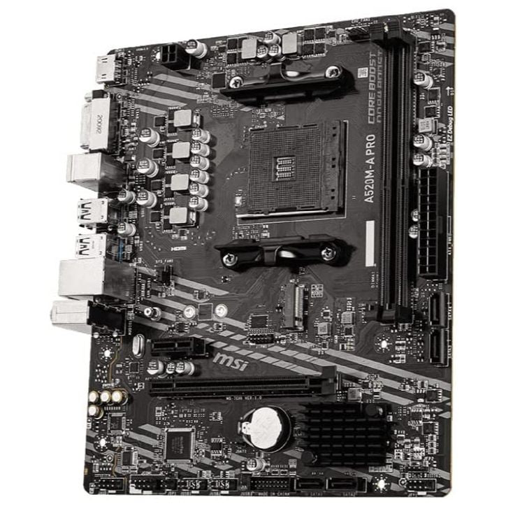 MSI A520M-A PRO AMD AM4 microATX Motherboard