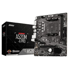 MSI A520M-A PRO AMD AM4 microATX Motherboard