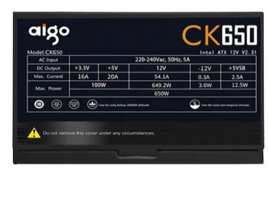 Aigo Power SUPPLY CK650