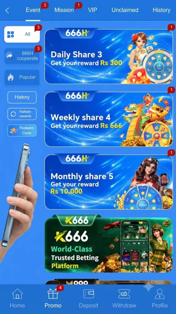 666H Game mobile gaming platform